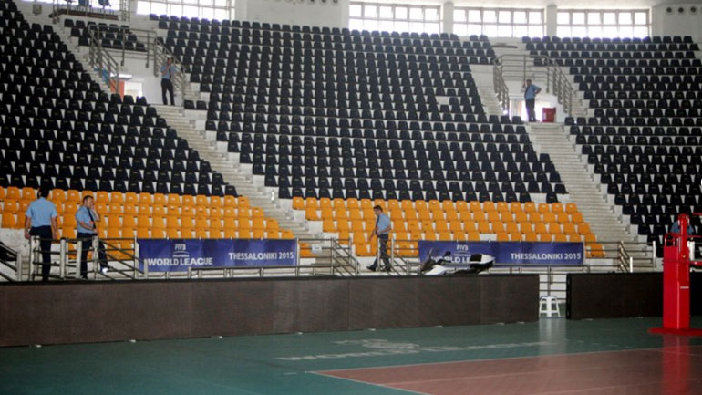 Βόλεϊ: Αλλαγές στο πρόγραμμα του World League λόγω της πυρκαγιάς στο Αλεξάνδρειο